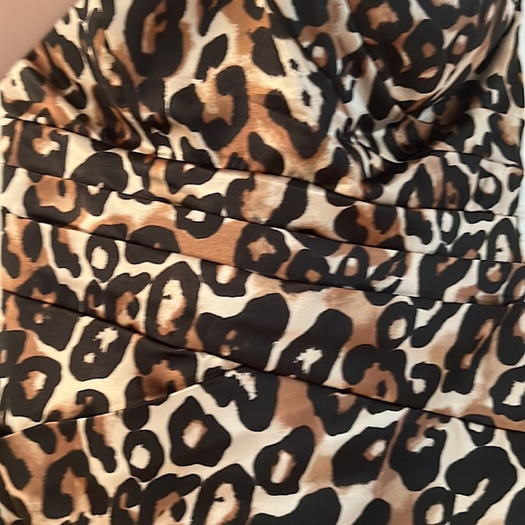 Windsor Strapless Leopard Dress - Picture 3 of 5